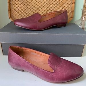 Madewell Burgundy Loafer Flats Size 7